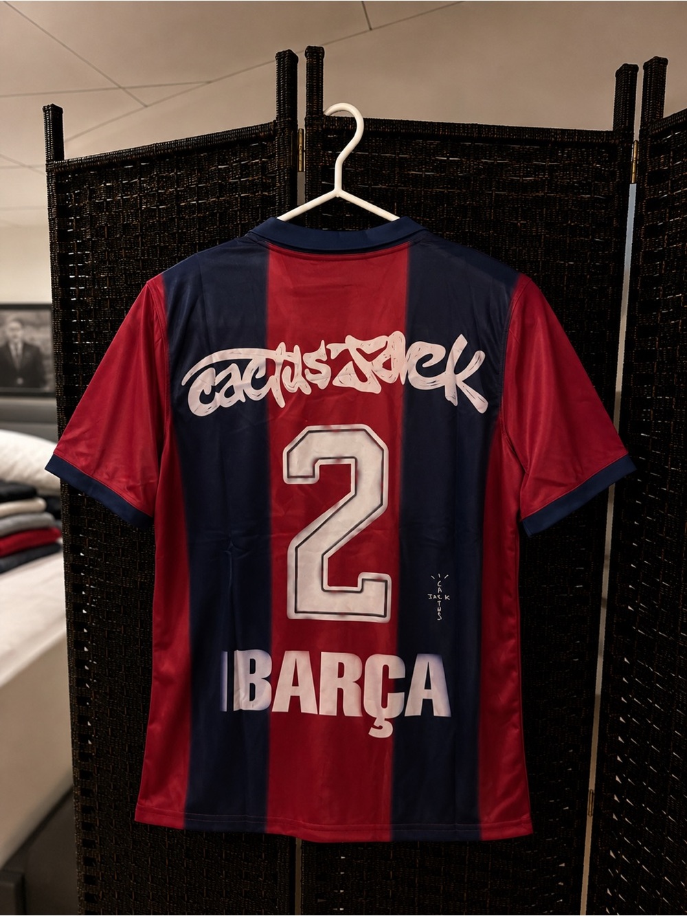 Travis Scott Barça Special Edition FC Barcelona Soccer Jersey